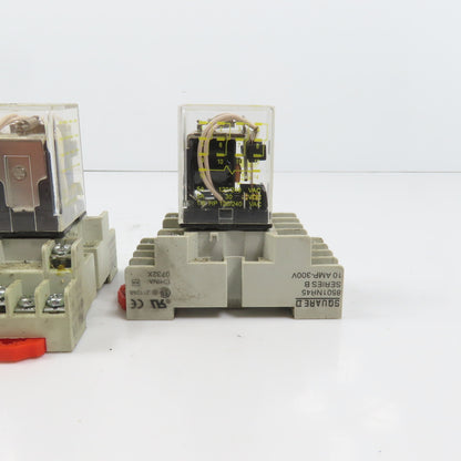 Square D RS14V20 14-Blade Plug In Miniature Power Relay 120/240VAC 5A Lot Of 5