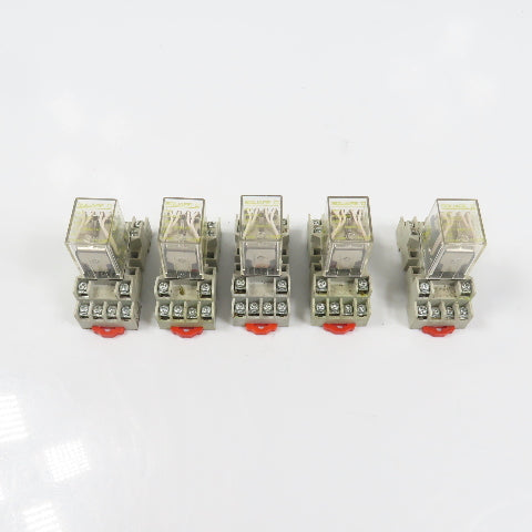 Square D RS14V20 14-Blade Plug In Miniature Power Relay 120/240VAC 5A Lot Of 5