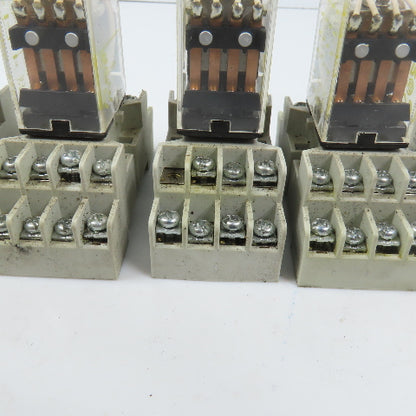 Square D RS14V20 14-Blade Plug In Miniature Power Relay 120/240VAC 5A Lot Of 5