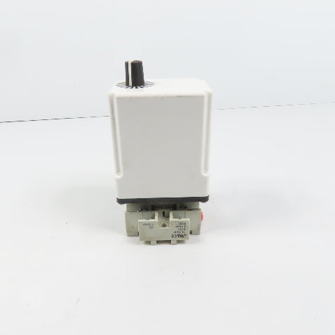 Square D 9050JCK41PTV20 Ser G Timing Relay 0.1-10 Sec 120/240VAC 10A W/ Base