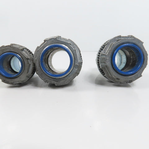 T&B EFG III Misc. Sizes Of Straight Conduit Connectors 1", 3/4", 1/2" Lot/6