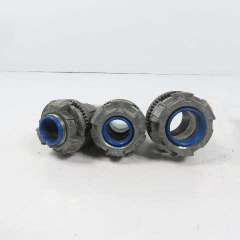T&B EFG III Misc. Sizes Of Straight Conduit Connectors 1", 3/4", 1/2" Lot/6