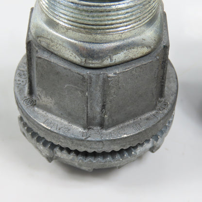 T&B EFG III Misc. Sizes Of Straight Conduit Connectors 1", 3/4", 1/2" Lot/6