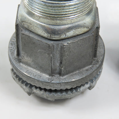 T&B EFG III Misc. Sizes Of Straight Conduit Connectors 1", 3/4", 1/2" Lot/6