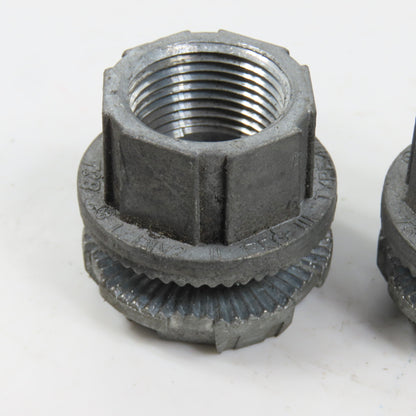 T&B EFG III Misc. Sizes Of Straight Conduit Connectors 1", 3/4", 1/2" Lot/6
