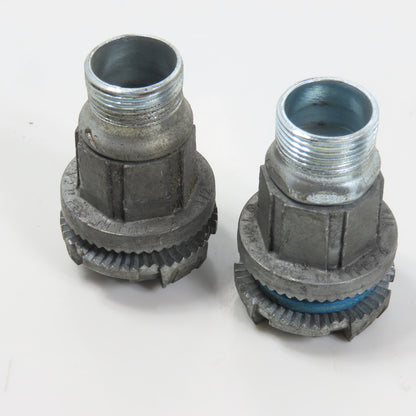 T&B EFG III Misc. Sizes Of Straight Conduit Connectors 1", 3/4", 1/2" Lot/6