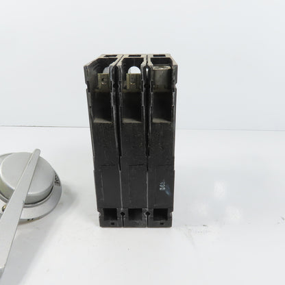 Siemens ED63A040 ED6-ETI 40A Panel Operator Circuit Breaker 600VAC 250VDC 3-Pole