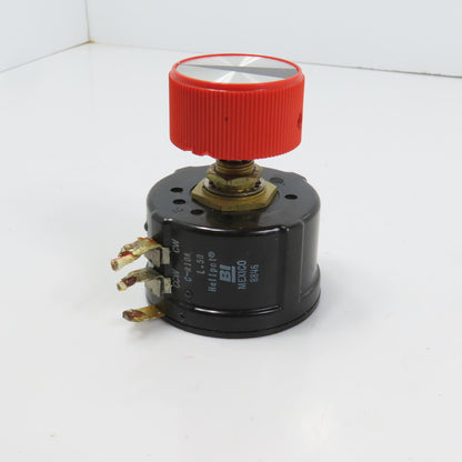 Helipot C-R10K 10 Turn 10K Ohm Panel Bushing Mount Rotary Potentiometer L.50