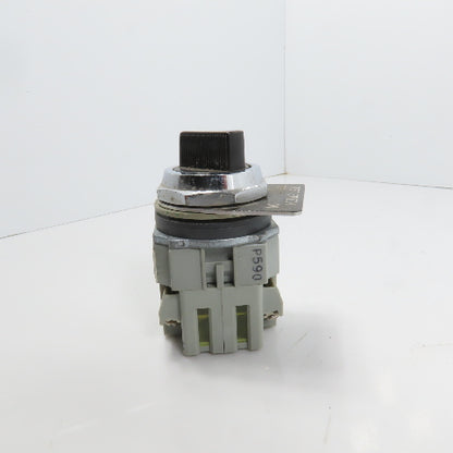 Idec ASD211N-B Pilot Duty 2-Position Selector Switch 120-600VAC 10A
