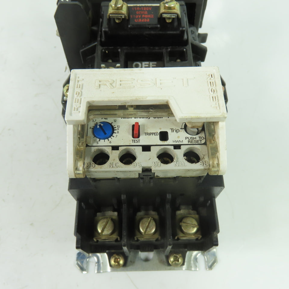 Allen Bradley 509-AO*-SMP Nema Size 0 3-Pole Motor Starter 5HP 600VAC 18A