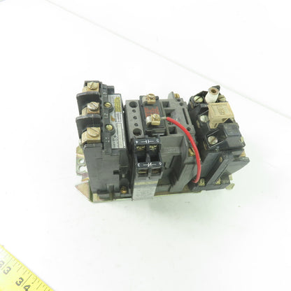 Allen Bradley 520F-A0D Size 0 3-Pole Reversing Motor Starter 5HP 600VAC 18A
