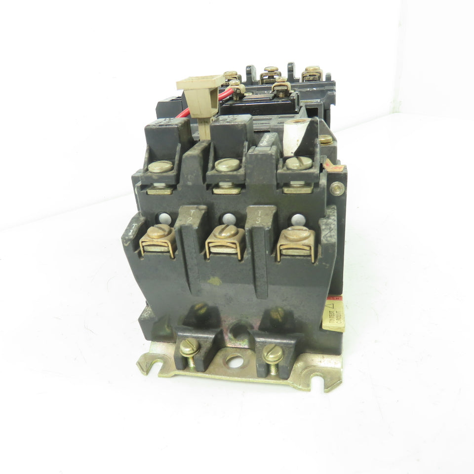 Allen Bradley 520F-A0D Size 0 3-Pole Reversing Motor Starter 5HP 600VAC 18A
