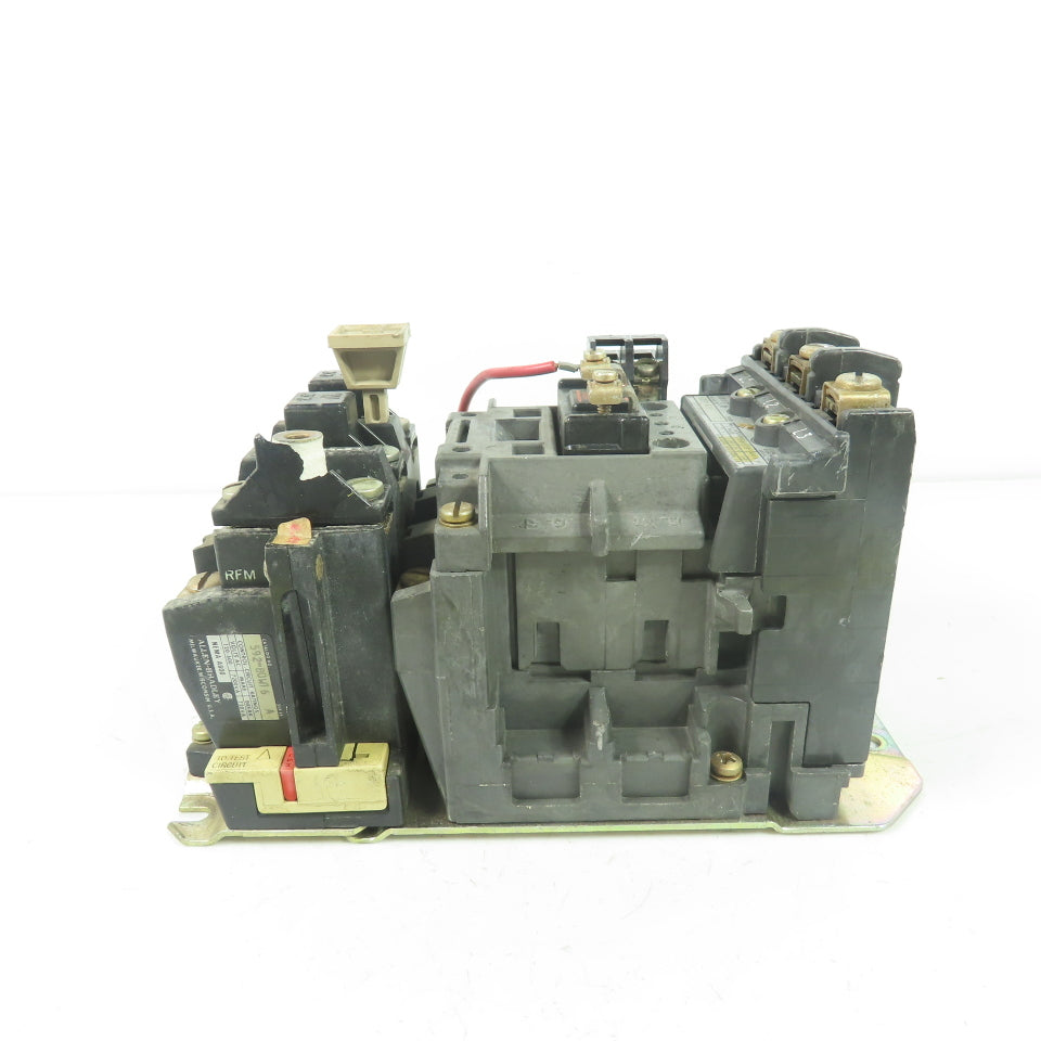 Allen Bradley 520F-A0D Size 0 3-Pole Reversing Motor Starter 5HP 600VAC 18A
