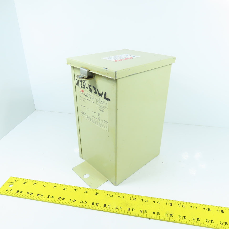 ABB C484D7.5-3FI 7.5KVAR Power Capacitor 480VAC 3PH 60HZ Nema 12