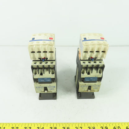 Telemecanique LADN31 LA1 DN31 3 Pole Contactor 600VAC 10A 24V Coil Lot Of 2