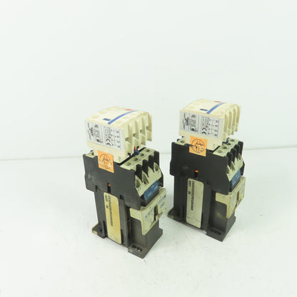 Telemecanique LADN31 LA1 DN31 3 Pole Contactor 600VAC 10A 24V Coil Lot Of 2