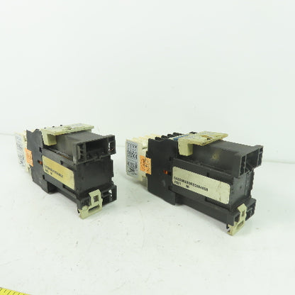 Telemecanique LADN31 LA1 DN31 3 Pole Contactor 600VAC 10A 24V Coil Lot Of 2