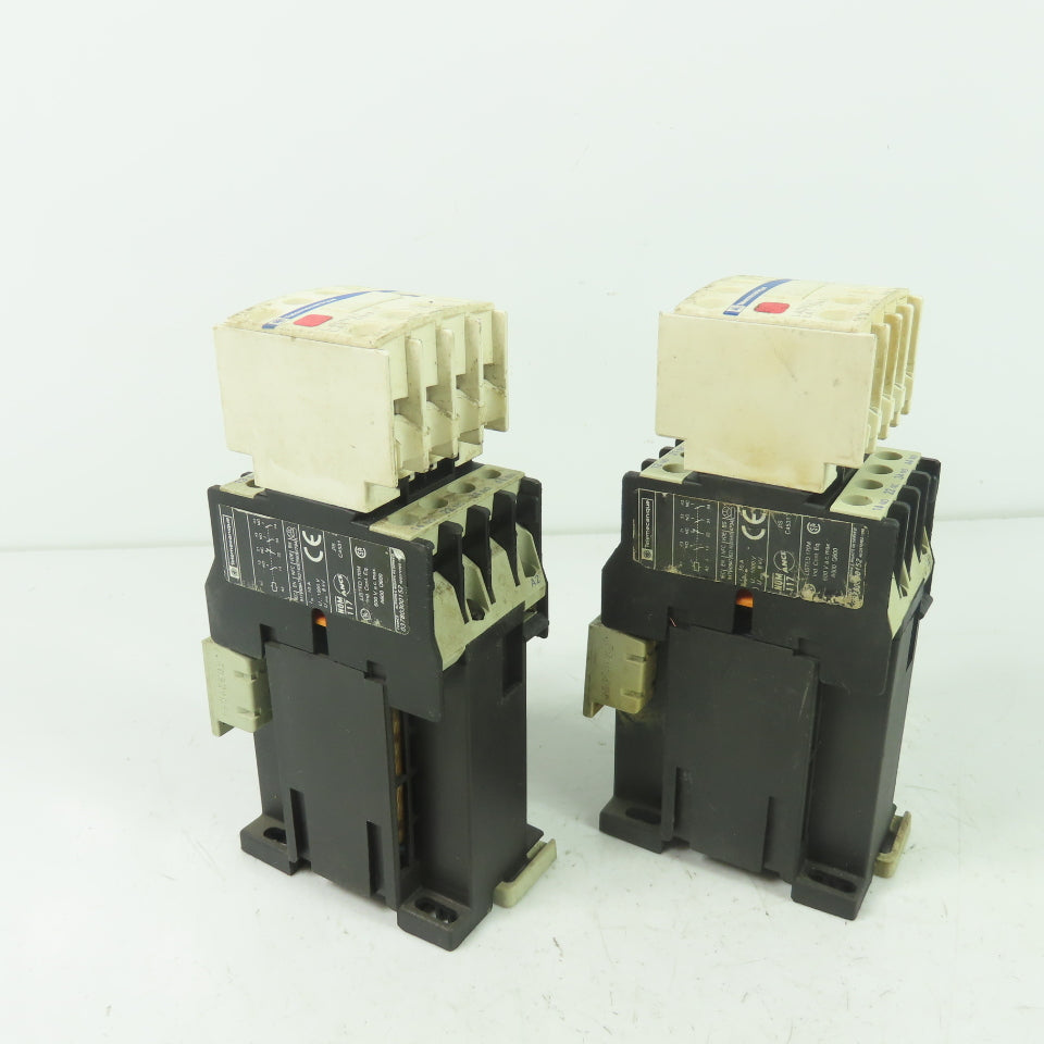 Telemecanique LADN31 LA1 DN31 3 Pole Contactor 600VAC 10A 24V Coil Lot Of 2