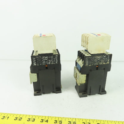 Telemecanique LADN31 LA1 DN31 3 Pole Contactor 600VAC 10A 24V Coil Lot Of 2