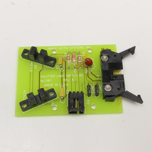 Image Micro Systems W2307 Shutter Limit Switch Board