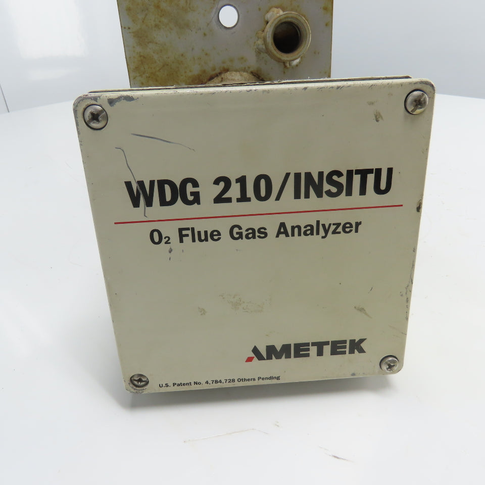 Ametek WDG 210/INSITU O2 Flue Gas Analyzer 100VAC 75VA 36-1/2" Probe 45" OAL