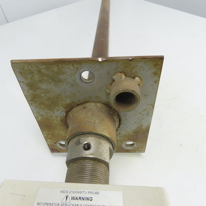 Ametek WDG 210/INSITU O2 Flue Gas Analyzer 100VAC 75VA 36-1/2" Probe 45" OAL