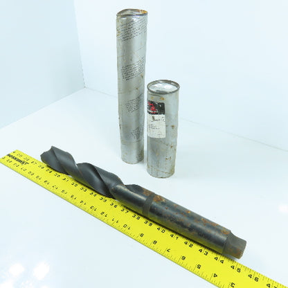 Michigan Drill 45mm HSS 2-Flute Spiral Drill Bit 448mm OAL #5 MT Shank 118° USA
