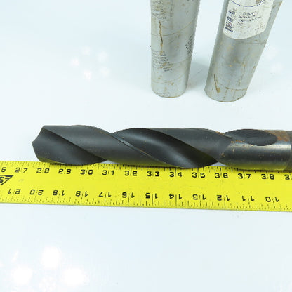 Michigan Drill 45mm HSS 2-Flute Spiral Drill Bit 448mm OAL #5 MT Shank 118° USA