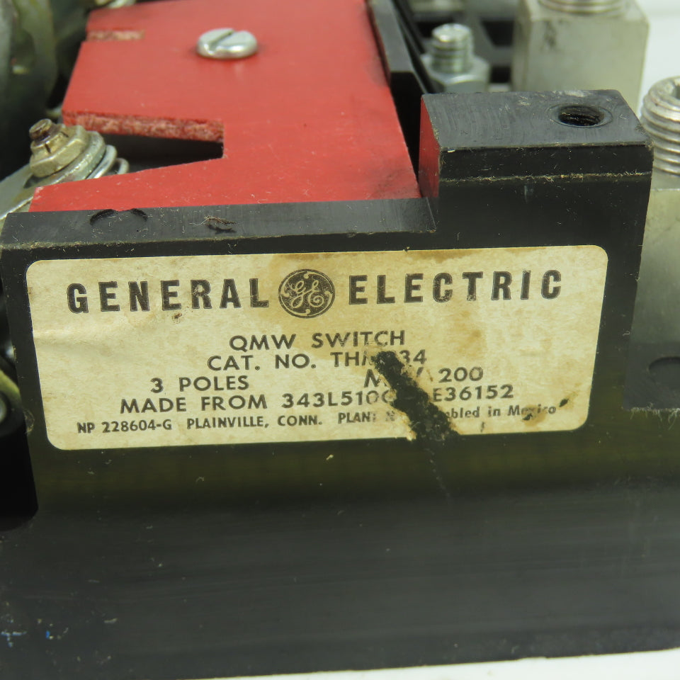General Electric THMC34 QMW Fusible Disconnect Switch 600V 200A