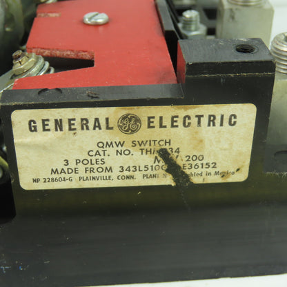 General Electric THMC34 QMW Fusible Disconnect Switch 600V 200A