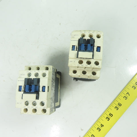 Telemecanique CAD50 BD Contactor Relay 10A 600VAC 24VDC Coil Lot Of 2
