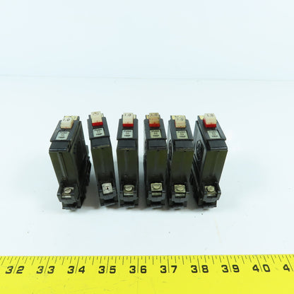 Allen Bradley 1492-G010 Ser B 1.0A Amp Single Pole Circuit Breaker 250VAC Lot/6
