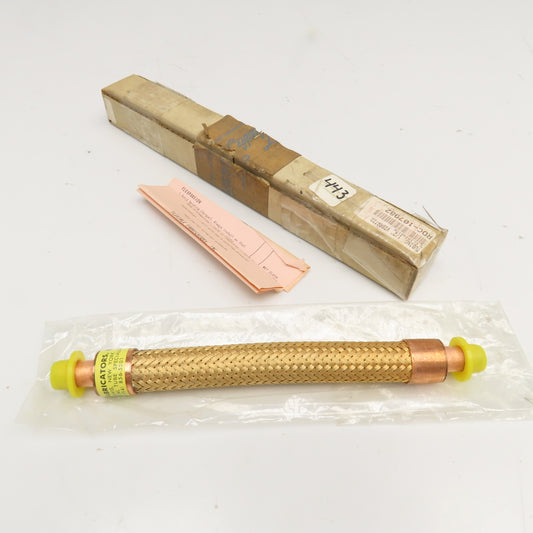 Flexible Fabricators Inc. 1/2" Slip Solder Braided Flexible Joint Tube 9" OAL