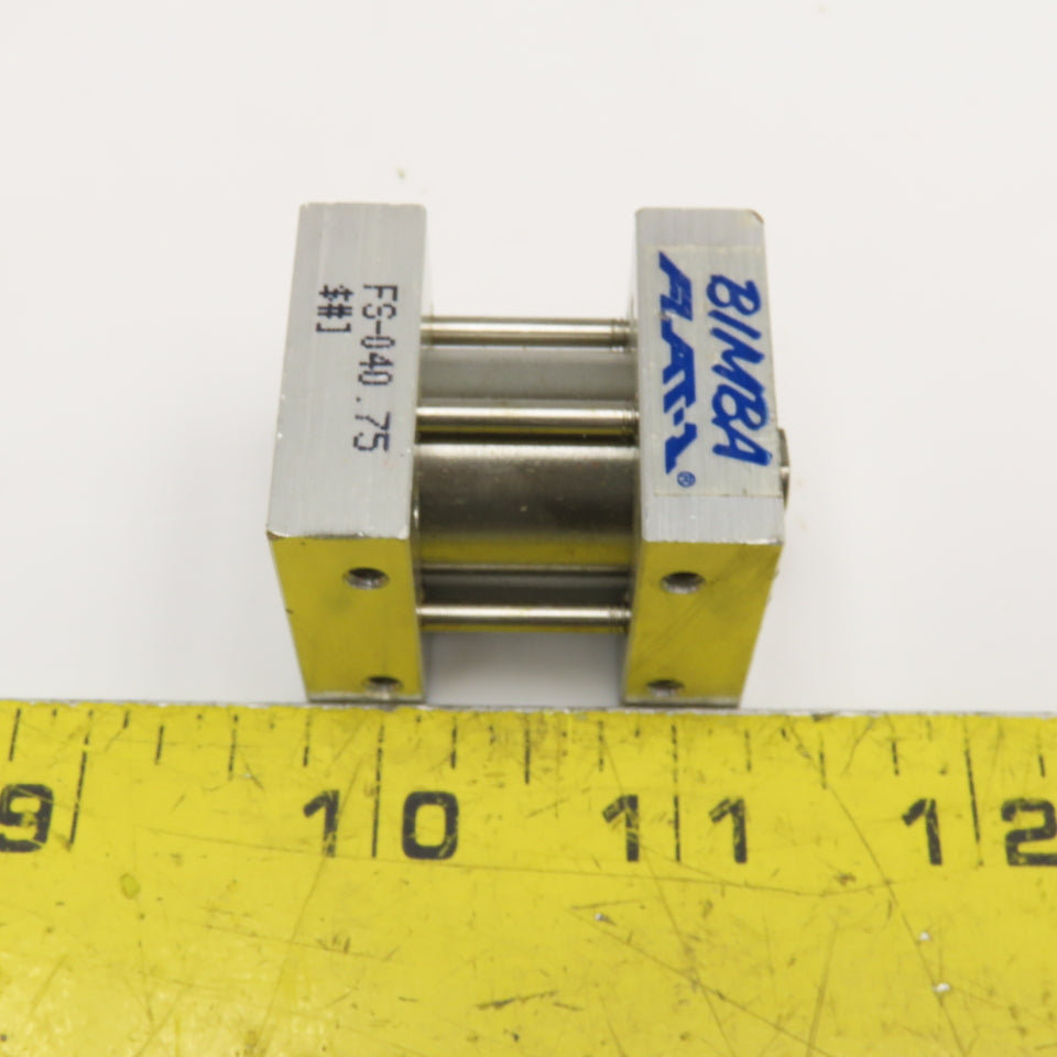 Bimba FS 040.75 3/4" Bore 3/4" Stroke Double Acting Air Cylinder