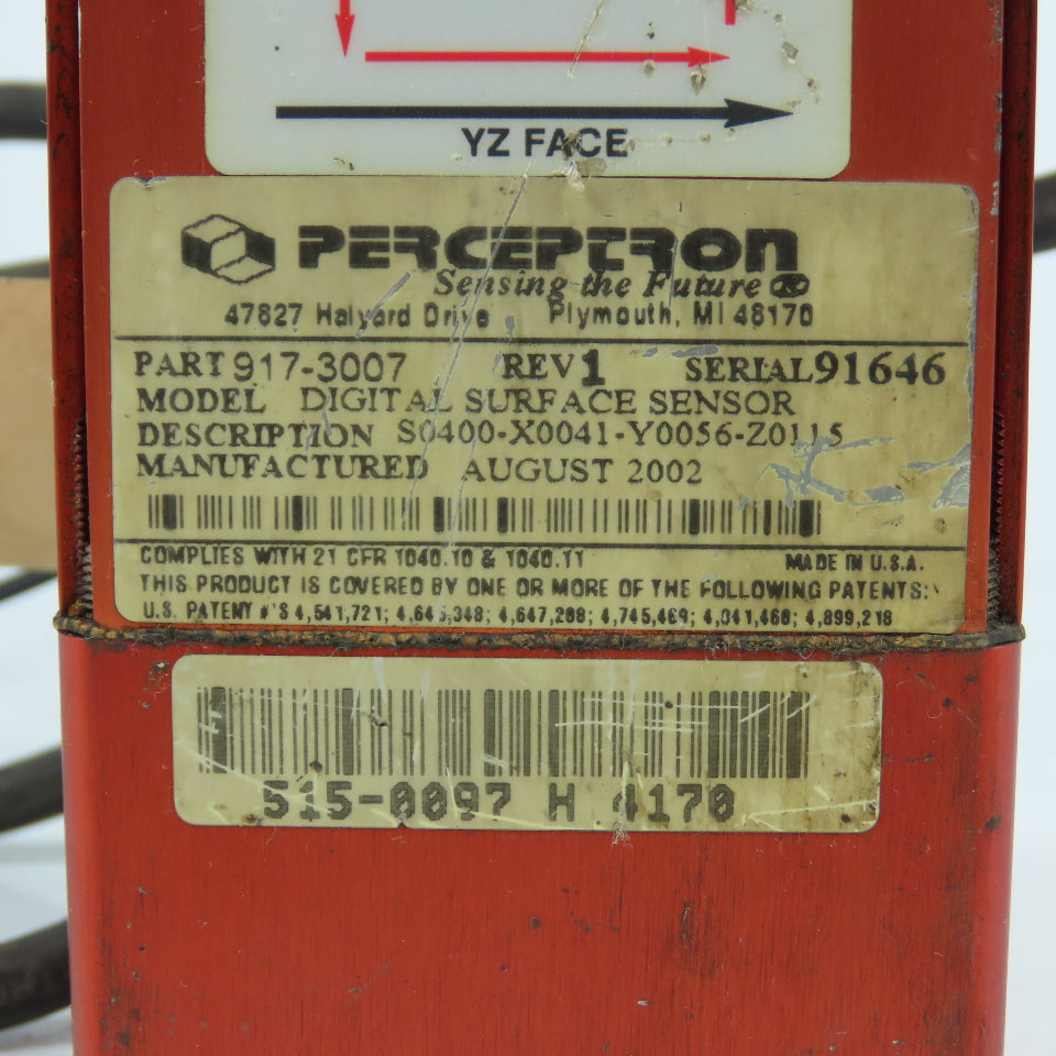 Perceptron 917-3007 Digital 2 Tricam Surface Sensor Rev 1