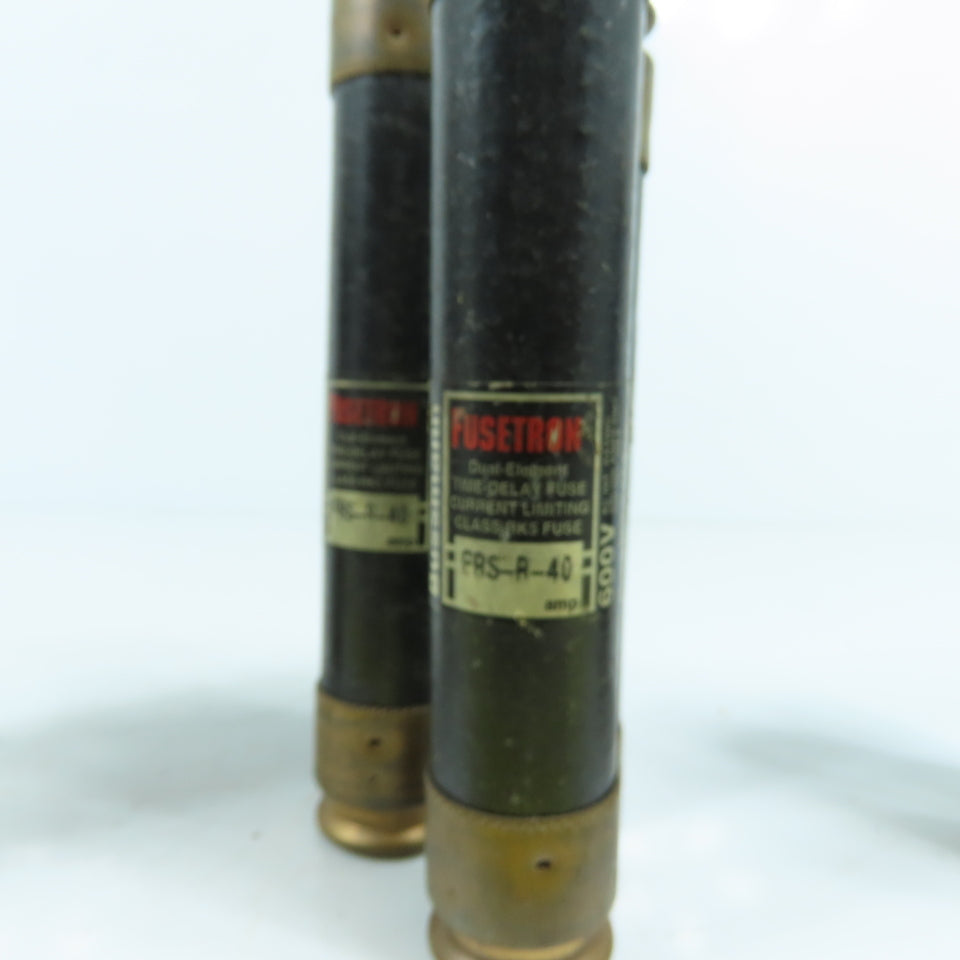 Bussmann FRS-R-60, 50, 40, 30 Fusetron Misc. Time Delay Fuses 30 To 60A Lot/12