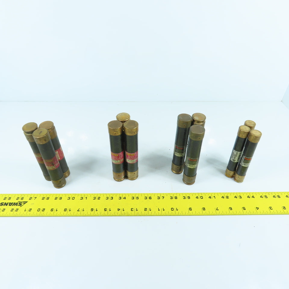 Bussmann FRS-R-60, 50, 40, 30 Fusetron Misc. Time Delay Fuses 30 To 60A Lot/12