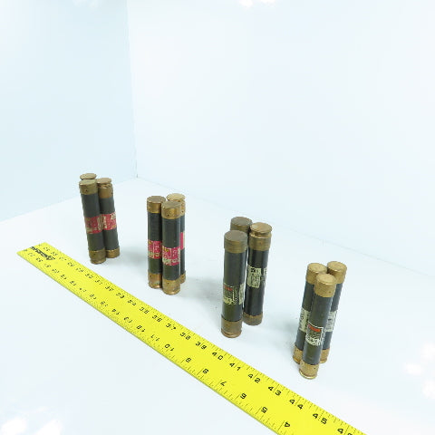 Bussmann FRS-R-60, 50, 40, 30 Fusetron Misc. Time Delay Fuses 30 To 60A Lot/12