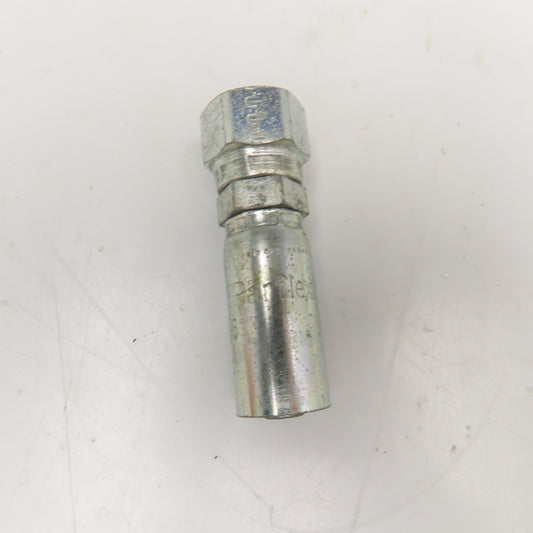 Parker 10655-08-06 1/2" JIC Female Swivel x 3/4" Hose Crimp On Fitting