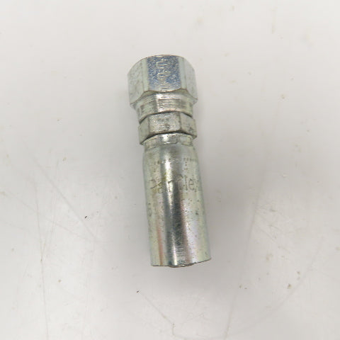 Parker 10655-08-06 1/2" JIC Female Swivel x 3/4" Hose Crimp On Fitting