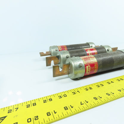 Fusetron FRS-R-200 200A Dual Element Time Delay Fuses 600VAC Lot Of 3