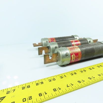 Fusetron FRS-R-200 200A Dual Element Time Delay Fuses 600VAC Lot Of 3