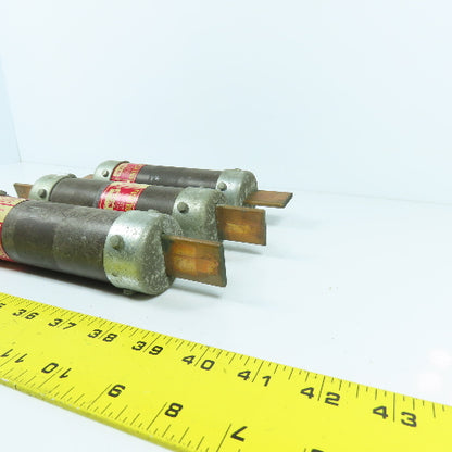 Fusetron FRS-R-200 200A Dual Element Time Delay Fuses 600VAC Lot Of 3