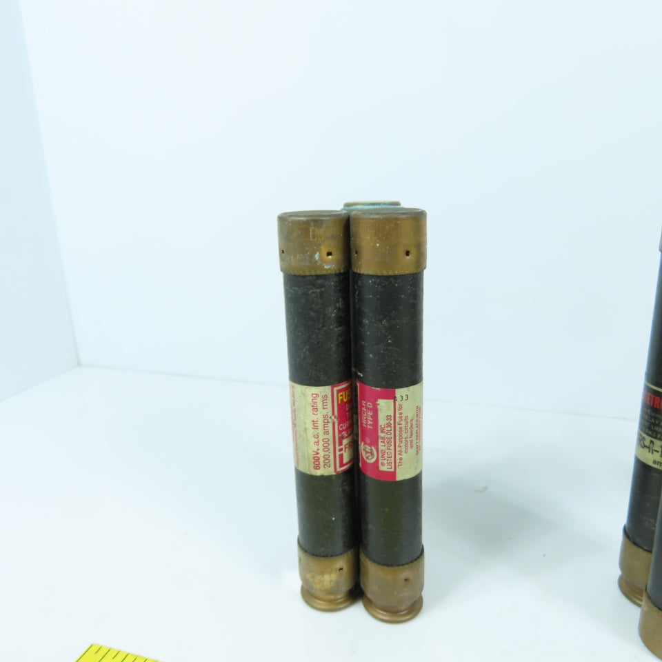 Fusetron FRS-R Large Lot Of Time Delay Fuses 600VAC 2.5A, 12A, 80A 3A, 5A Lot/21