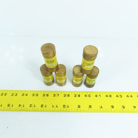 Buss LPJ-45SP Low Peak 45A Dual Element Time Delay Fuses 600VAC Lot Of 6