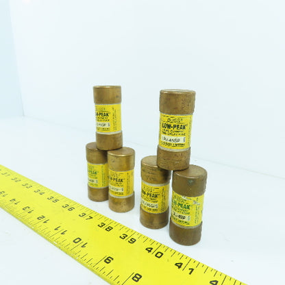 Buss LPJ-45SP Low Peak 45A Dual Element Time Delay Fuses 600VAC Lot Of 6