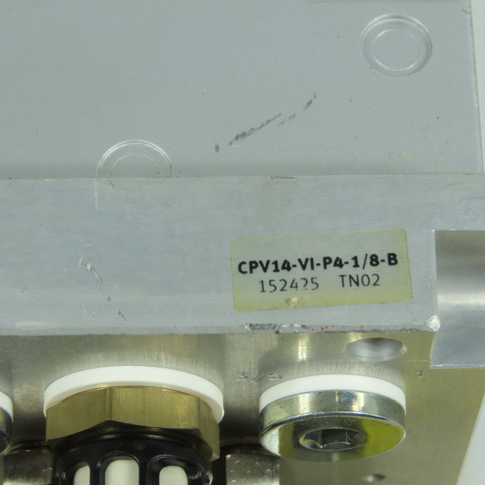 Festo CPV-14-VI CPV14-VI-P4-1/8-B Pneumatic Manifold CPV14-GE-ASI-4E4A