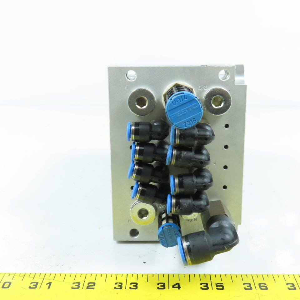 Festo CPV-14-VI CPV14-VI-P4-1/8-B Pneumatic Manifold CPV14-GE-ASI-4E4A