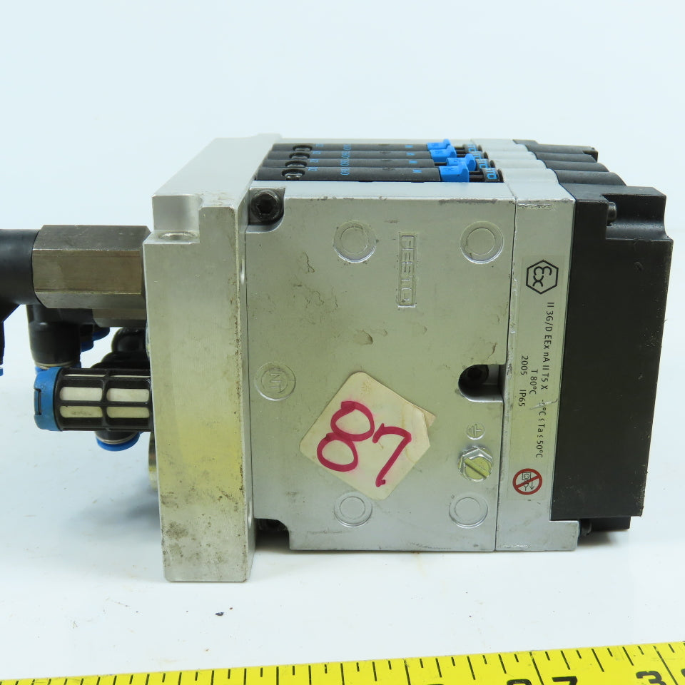 Festo CPV-14-VI CPV14-VI-P4-1/8-B Pneumatic Manifold CPV14-GE-ASI-4E4A