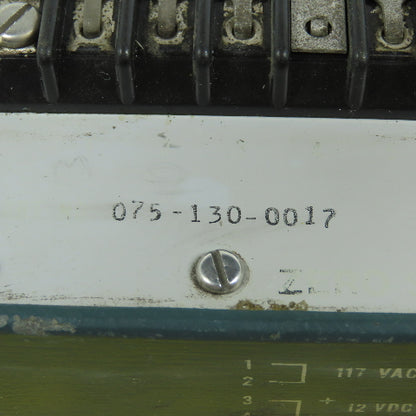 Airpax Electronics 075-130-0017 Controller 117VAC 50-400HZ